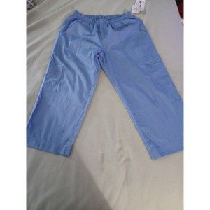 Life Uniform Scrub Pants Women's MEDIUM Blue Scrubs Bottoms Medical Uniform NWT